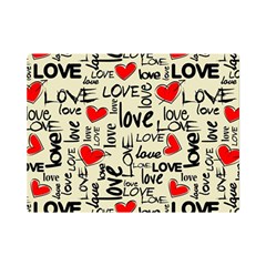 Love Abstract Background Textures Creative Grunge Premium Plush Fleece Blanket (mini)