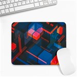 Minimalist Abstract Shaping  Abstract Digital Art Small Mousepad Front