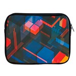 Minimalist Abstract Shaping  Abstract Digital Art Apple iPad 2/3/4 Zipper Cases Front