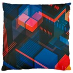 Minimalist Abstract Shaping  Abstract Digital Art Standard Premium Plush Fleece Cushion Case (Two Sides) Front