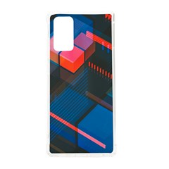 Minimalist Abstract Shaping  Abstract Digital Art Samsung Galaxy Note 20 Tpu Uv Case