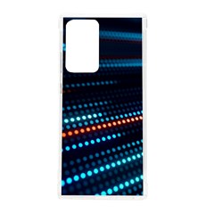 Orange Blue Dot Dots Lines Abstract Abstract Digital Art Samsung Galaxy Note 20 Ultra Tpu Uv Case by Jancukart