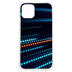 Orange Blue Dot Dots Lines Abstract Abstract Digital Art Iphone 12/12 Pro Tpu Uv Print Case