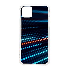 Orange Blue Dot Dots Lines Abstract Abstract Digital Art Iphone 11 Pro Max 6 5 Inch Tpu Uv Print Case