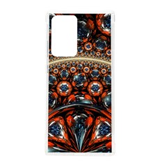 Fractal Floral Ornaments Rings 3d Sphere Floral Pattern Neon Art Samsung Galaxy Note 20 Ultra Tpu Uv Case by Jancukart