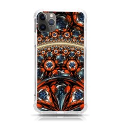 Fractal Floral Ornaments Rings 3d Sphere Floral Pattern Neon Art Iphone 11 Pro Max 6 5 Inch Tpu Uv Print Case