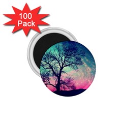 Tree Abstract Field Galaxy Night Nature 1 75  Magnets (100 Pack) 