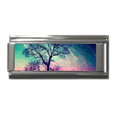 Tree Abstract Field Galaxy Night Nature Superlink Italian Charm (9mm) by Jancukart