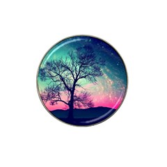 Tree Abstract Field Galaxy Night Nature Hat Clip Ball Marker