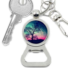 Tree Abstract Field Galaxy Night Nature Bottle Opener Key Chain