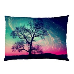 Tree Abstract Field Galaxy Night Nature Pillow Case