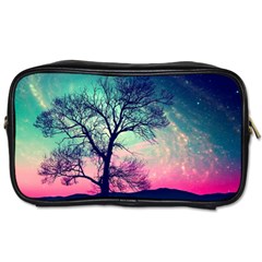 Tree Abstract Field Galaxy Night Nature Toiletries Bag (two Sides)