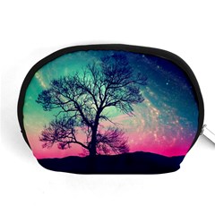 Tree Abstract Field Galaxy Night Nature Accessory Pouch (medium) by Jancukart