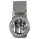 Trees Forest Woods Woodland Trunk Money Clips (CZ)  Front