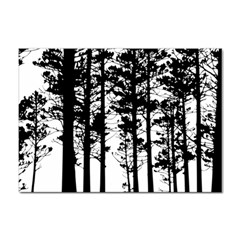 Trees Forest Woods Woodland Trunk Sticker A4 (10 Pack) by Jancukart