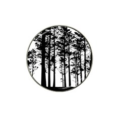 Trees Forest Woods Woodland Trunk Hat Clip Ball Marker