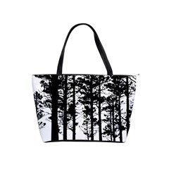 Trees Forest Woods Woodland Trunk Classic Shoulder Handbag