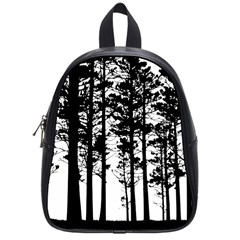 Trees Forest Woods Woodland Trunk School Bag (small) by Jancukart