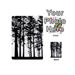 Trees Forest Woods Woodland Trunk Playing Cards 54 Designs (mini)