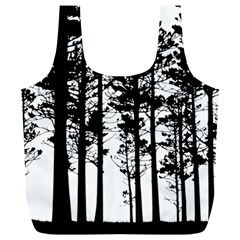 Trees Forest Woods Woodland Trunk Full Print Recycle Bag (xl) by Jancukart