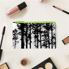 Trees Forest Woods Woodland Trunk Cosmetic Bag (xs) by Jancukart