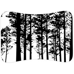 Trees Forest Woods Woodland Trunk Velour Seat Head Rest Cushion by Jancukart