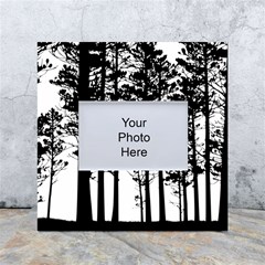 Trees Forest Woods Woodland Trunk White Box Photo Frame 4  X 6  by Jancukart