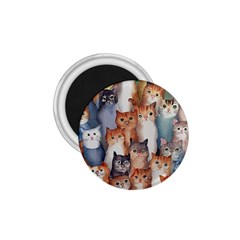 Cats Watercolor Pet Animal Mammal 1 75  Magnets by Jancukart