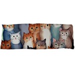 Cats Watercolor Pet Animal Mammal Body Pillow Case Dakimakura (Two Sides) Front