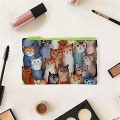 Cats Watercolor Pet Animal Mammal Cosmetic Bag (xs)