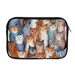 Cats Watercolor Pet Animal Mammal Apple Macbook Pro 17  Zipper Case