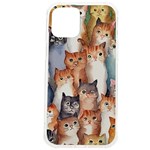 Cats Watercolor Pet Animal Mammal iPhone 12 Pro max TPU UV Print Case Front