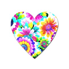 Flower Floral Flora Dais Rose Heart Magnet