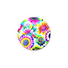 Flower Floral Flora Dais Rose Golf Ball Marker (4 Pack)