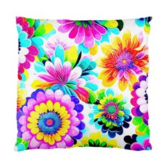 Flower Floral Flora Dais Rose Standard Cushion Case (two Sides)