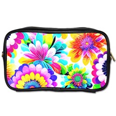 Flower Floral Flora Dais Rose Toiletries Bag (two Sides)