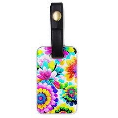 Flower Floral Flora Dais Rose Luggage Tag (one Side)