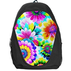 Flower Floral Flora Dais Rose Backpack Bag