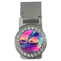 Retro Wave Ocean Money Clips (cz)  by Semog4