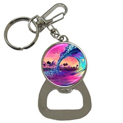 Retro Wave Ocean Bottle Opener Key Chain by Semog4