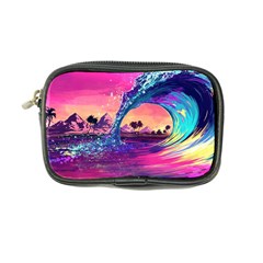 Retro Wave Ocean Coin Purse by Semog4