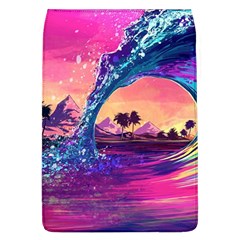 Retro Wave Ocean Removable Flap Cover (l) by Semog4