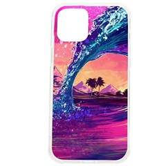 Retro Wave Ocean Iphone 12 Pro Max Tpu Uv Print Case