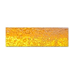 Texture Pattern Macro Glass Of Beer Foam White Yellow Bubble Sticker Bumper (100 Pack) by Semog4