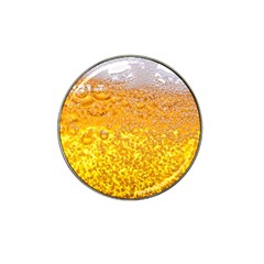 Texture Pattern Macro Glass Of Beer Foam White Yellow Bubble Hat Clip Ball Marker (10 Pack) by Semog4