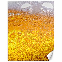 Texture Pattern Macro Glass Of Beer Foam White Yellow Bubble Canvas 12  X 16  by Semog4