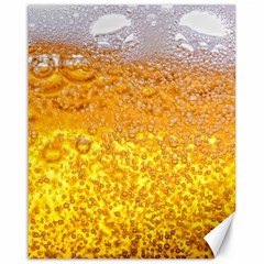 Texture Pattern Macro Glass Of Beer Foam White Yellow Bubble Canvas 16  X 20  by Semog4