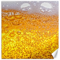 Texture Pattern Macro Glass Of Beer Foam White Yellow Bubble Canvas 20  X 20  by Semog4