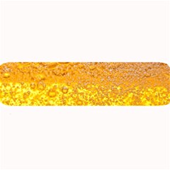 Texture Pattern Macro Glass Of Beer Foam White Yellow Bubble Large Bar Mat by Semog4