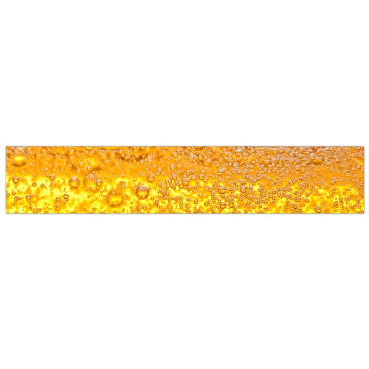 Texture Pattern Macro Glass Of Beer Foam White Yellow Bubble Large Premium Plush Fleece Scarf 